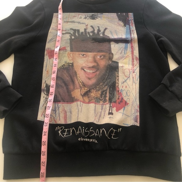 Eleven Paris Black NIWILL Will Smith Sweatshirt Size Small - Picture 6 of 8